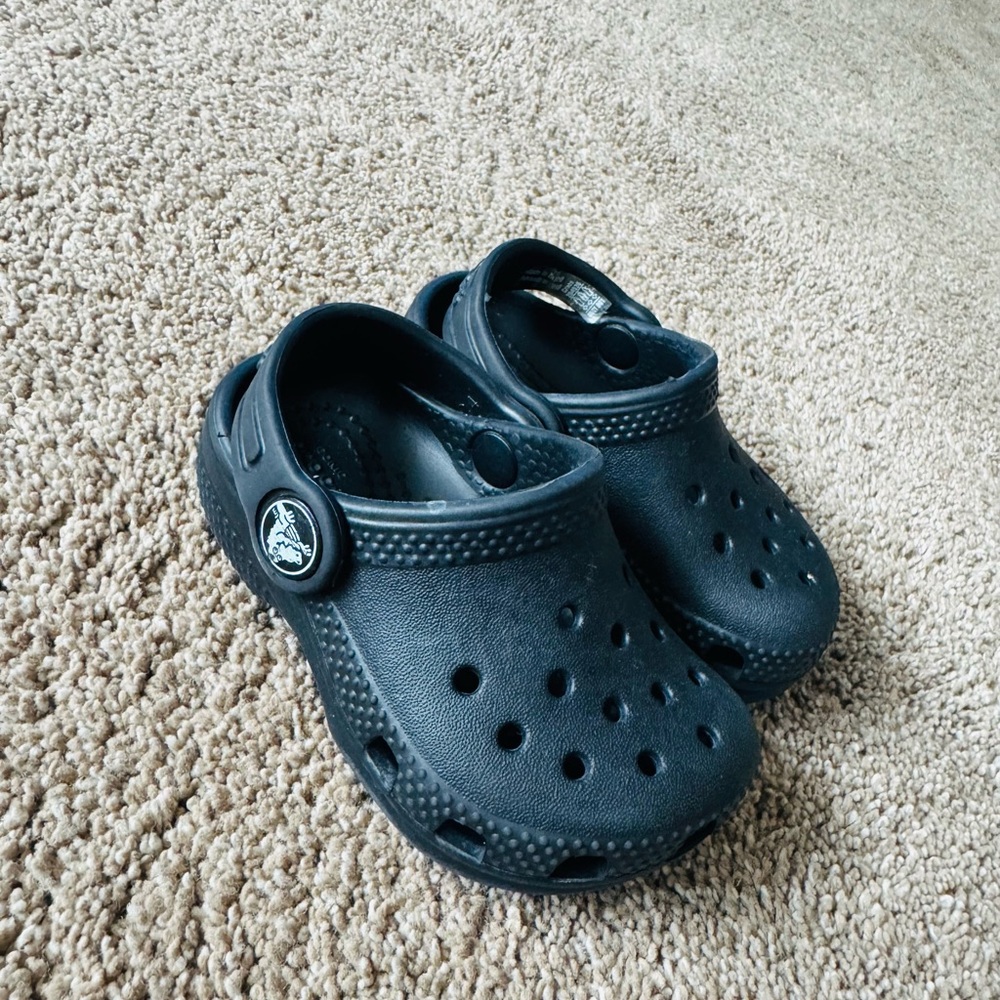 CROCS Kids Black Water Shoes